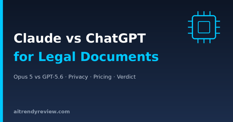 Claude vs ChatGPT for legal documents 2026 comparison cover graphic