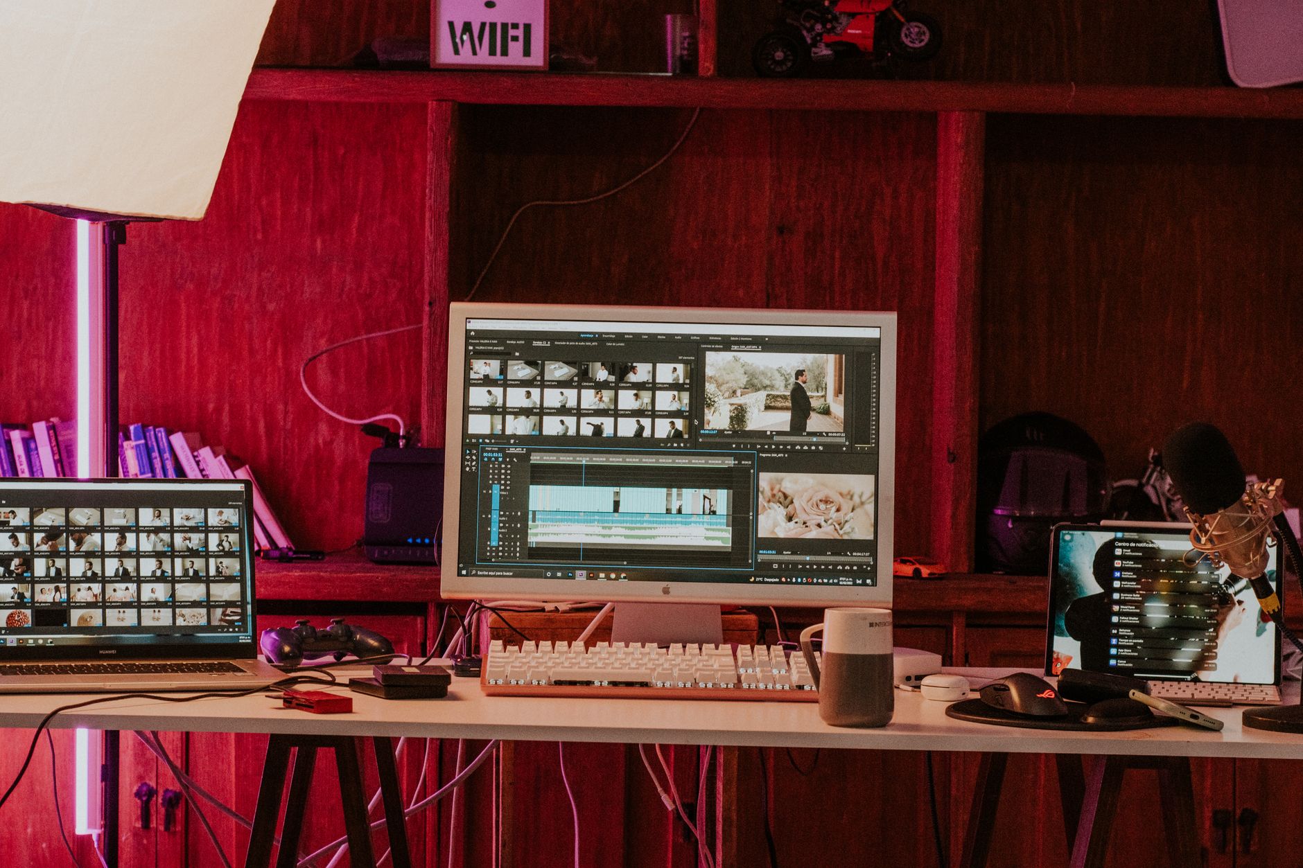 Video editing on a computer