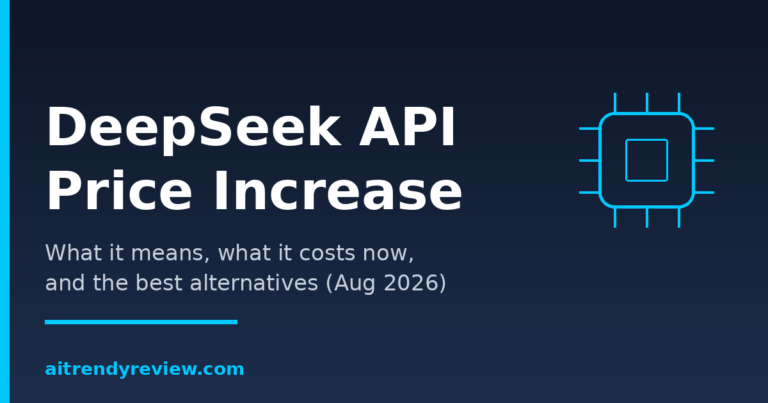 DeepSeek API price increase explained - branded cover graphic with pricing and alternatives, August 2026