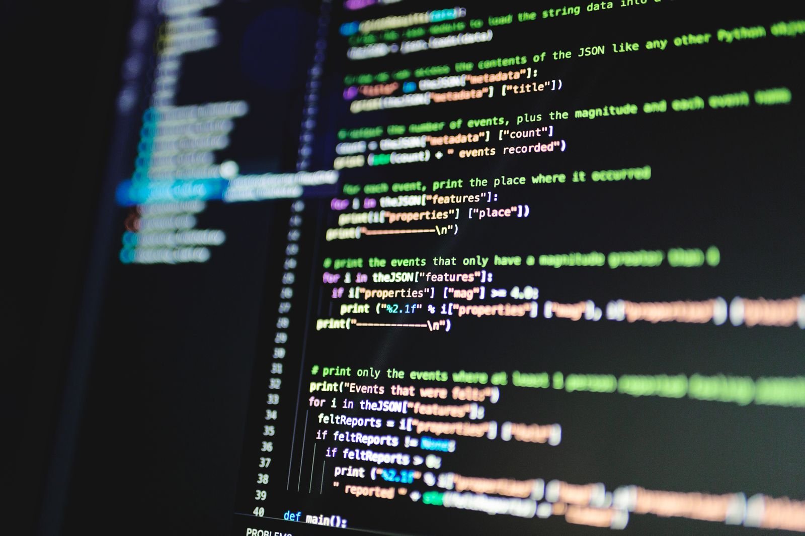 Frontend code on a screen used to benchmark Kimi K3 coding ability